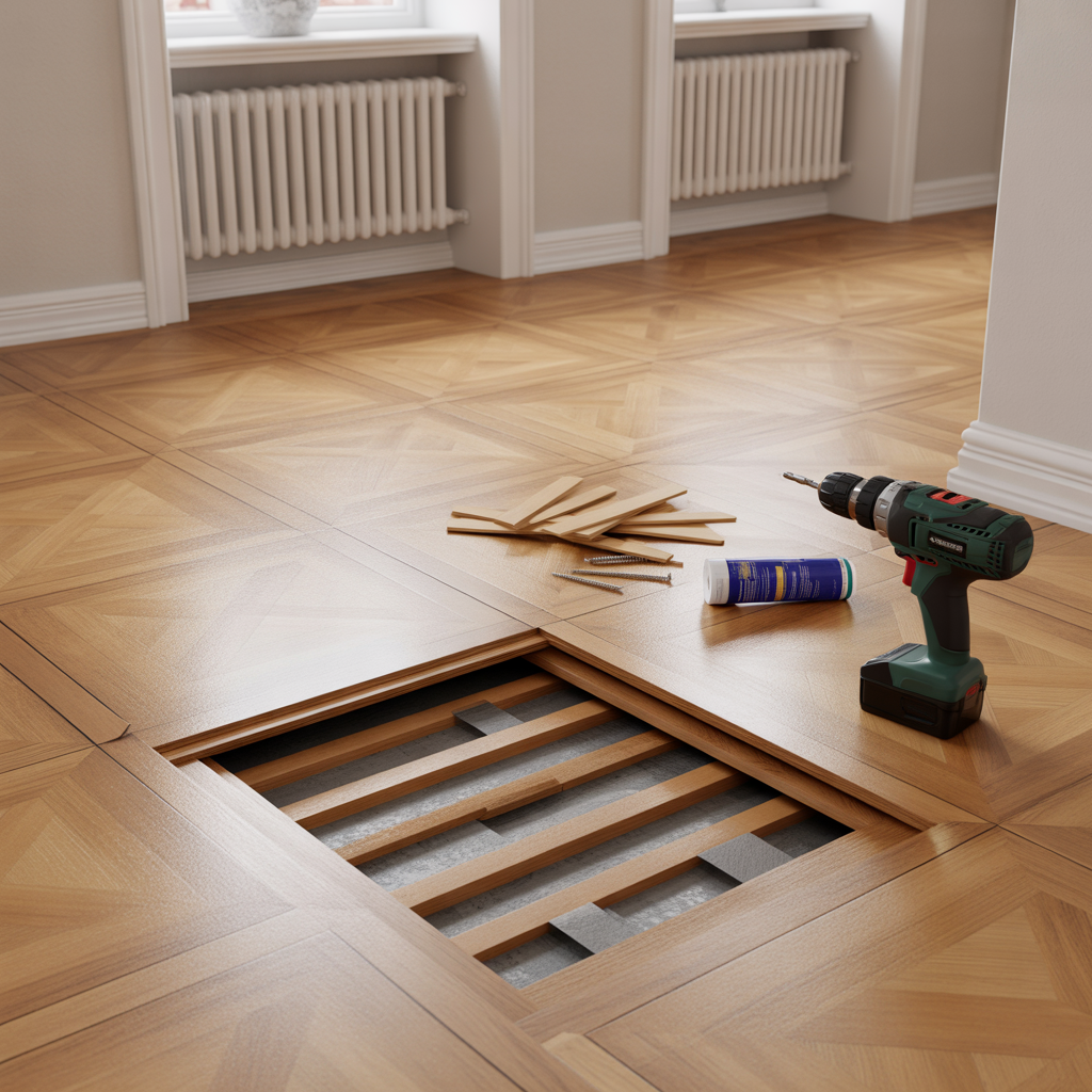 felsokning av knarrande golv orsaker och atgarder