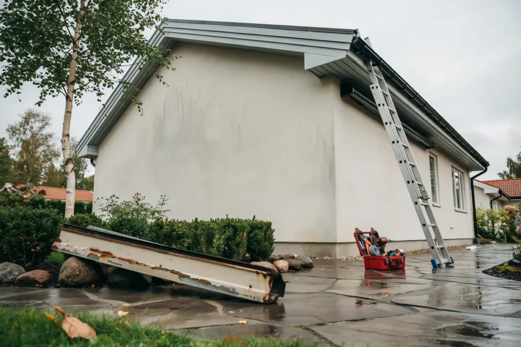 byta h ngr nnor och stupr r tecken p slitage materialval och kostnad f r villan
