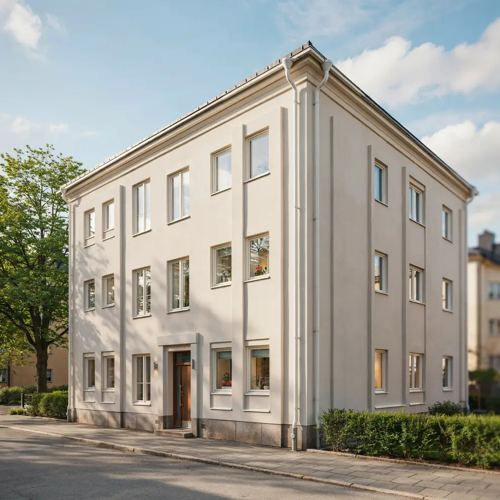 fasadrenovering och putsning i essingen stockholm